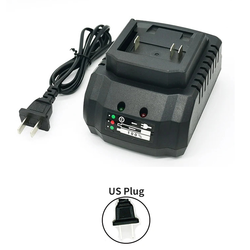 Ladegerät für Makita 18V 21V Li-Ion Akku Tragbares Ladegerät für Makita BL1430 BL1830 Akku Ersatz EU/uns-Stecker: dunkel Grau