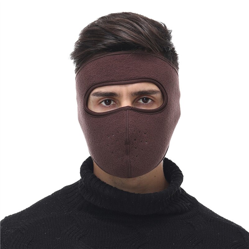 Máscara de Ciclismo de otoño e invierno, orejeras gruesas con calefacción, protección de orejas integrada, cálida, a prueba de polvo, para ciclismo al aire libre