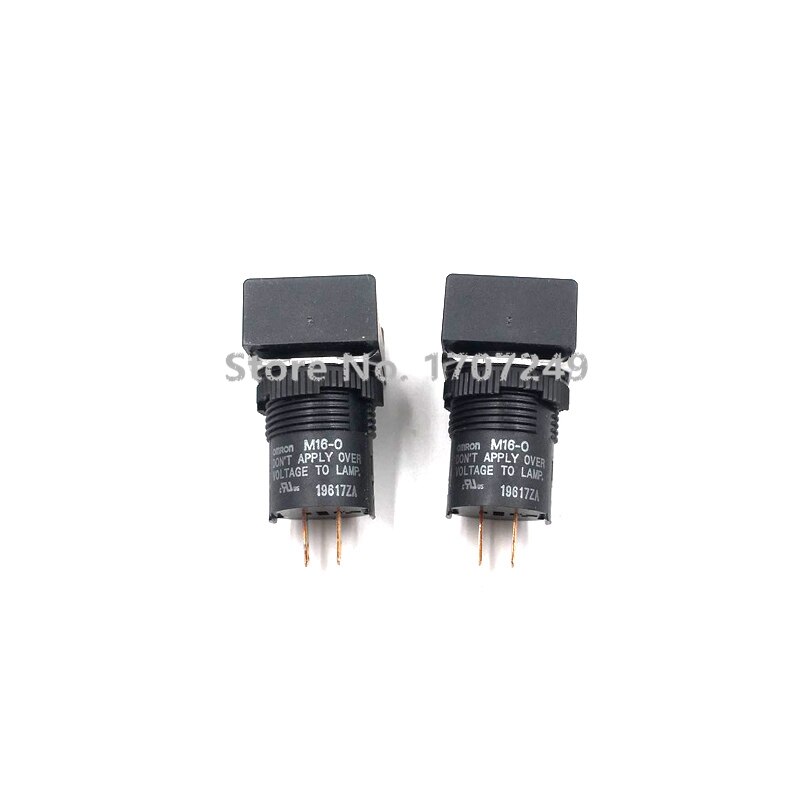 Omron-Indicador de luz de señal rectangular, 24V, M16-0, rojo, M16-JR-24D, verde, M16-JG-24D, original, , 100%