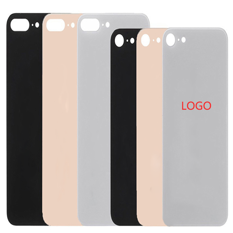 For iphone 8G 8Plus brand original battery door glass back cover shell+adhesive sticker