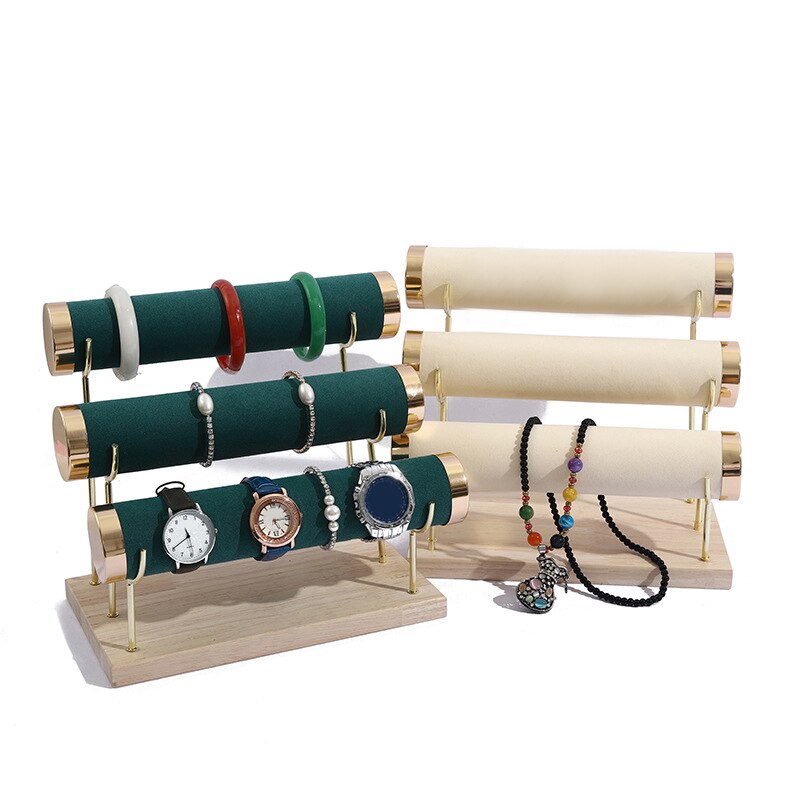 Backbayia 2 Pezzi Supporto di Bracciale présentoir a Gioielli Capelli CERCEAU Serre-tête Fascia visualizzazione per casa Negozio