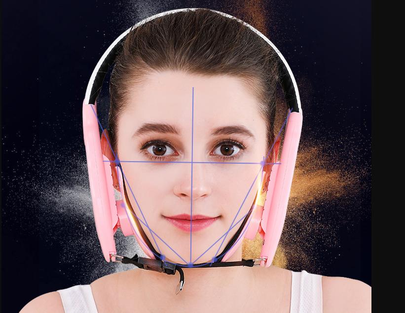 Gezicht Machine V Gezicht Bandage Onderkaak Kauwspieren Corrigeren Asymmetrische Facial Gaunt Gezichtsmasker Schoonheid Massage Instrument Gezicht Bo