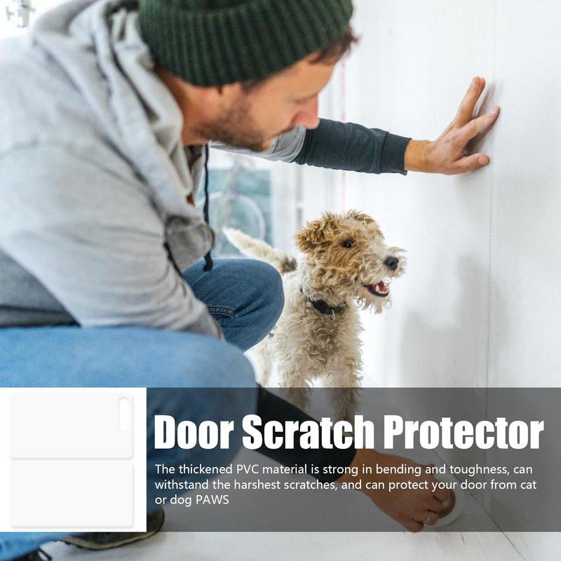 Anti Dog Scratch Door Protector Claw Guard Transparent Door Frame Protector Self Adhesive Scratch Furniture accessory
