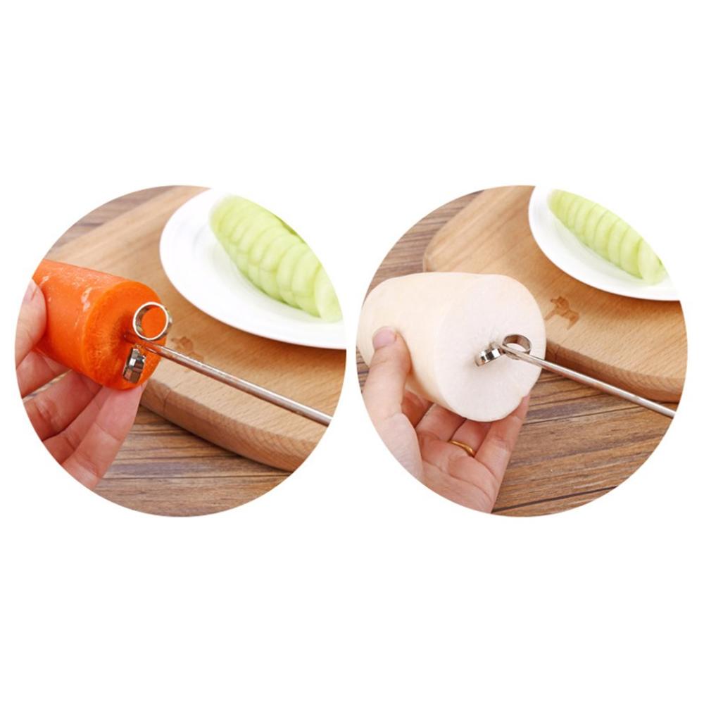 Kitchen Accessories Manual Roller Spiral Slicer Radish Potato Tools Vegetable Spiral Cutter Kitchen Fruit Carving Tools