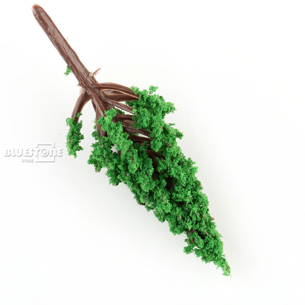100 X Model Pine Trees Model Train Park Trees for N or Z Scale Snow Scenery 58mm