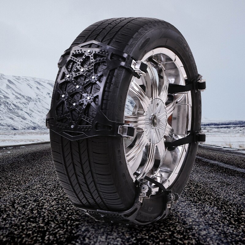 Winter Truck Auto Sneeuw Verbreed Band Keten Verdikking Anti-Slip Riem Eenvoudige Installatie Voor Sneeuw Modder Auto Vrachtwagen wheel Tyre