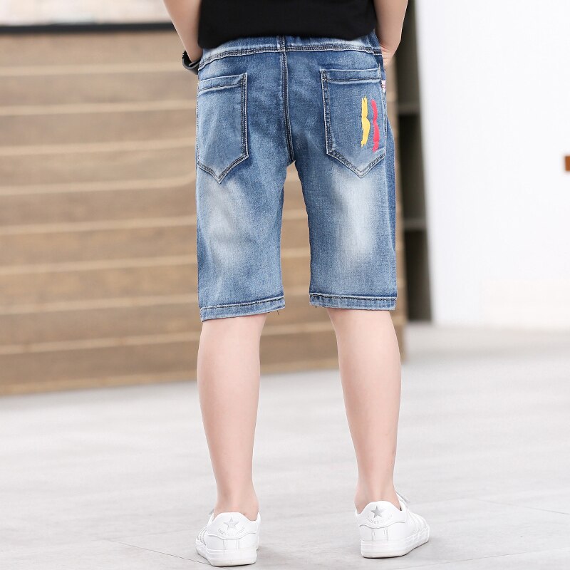 Lasten kesävaatteet poikien shortsit rento ohut denim poikavauva farkkushortsit pojille isot lapset kesäiset lyhyet housut