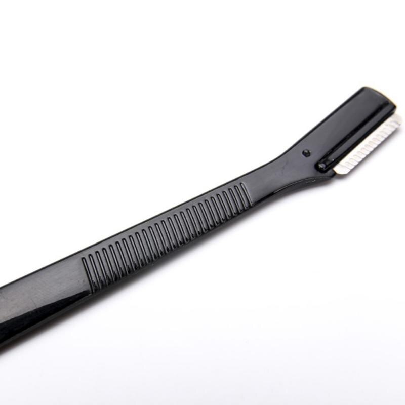2 stk/parti øjenbrynstrimmerblade shaver makeup skarp rustfrit stål øjenbrynskniv hår revomal skraber shaver shaver kosmetik