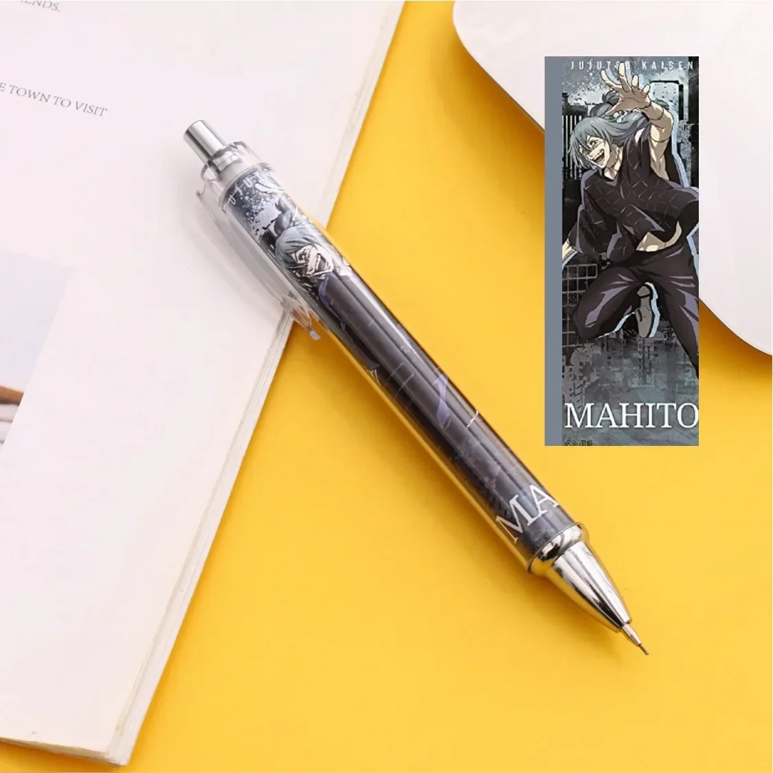 Fushiguro Toji Itadori Yuji Gojo Satoru Anime Verwandter Kugelschreiber Automatischer Bleistift Ästhetischer Schreibwarenbedarf Studentengeschenke
