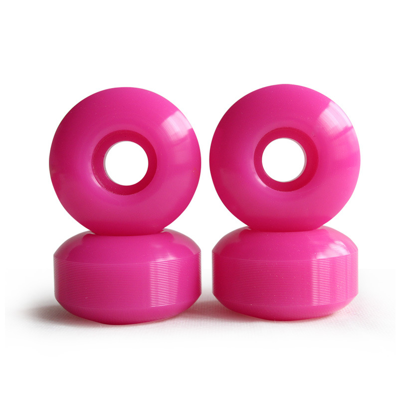 Ruote da skateboard, 4 pezzi 52x32mm 95A PU rullo, skateboard tavola lunga tavola da Surf asfalto ruote da pattinaggio su strada: nero