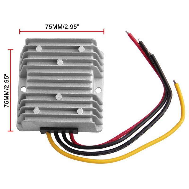 Bil buck power modul, trin ned til  dc 12v 20a spændingsregulator buck converter automotive adaptiv fartpilot strømforsyning
