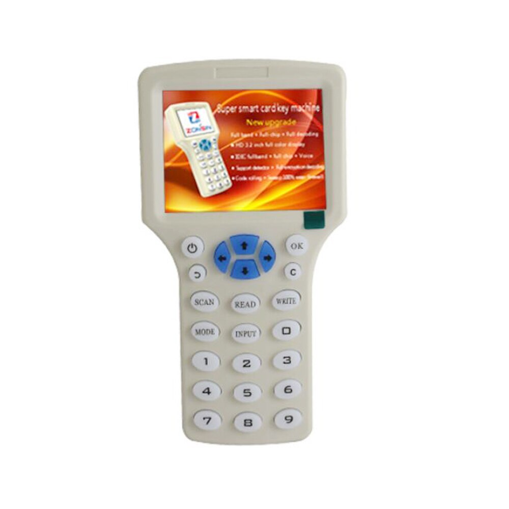 Rfid-kopieerapparaat, id-ic, fullband frequentielezer, schrijver, kopieerapparaat,  m1 mhz 13.56 duplicator, programmeur, usb, nfc, uid-tag, sleutelkaart: Schrijver
