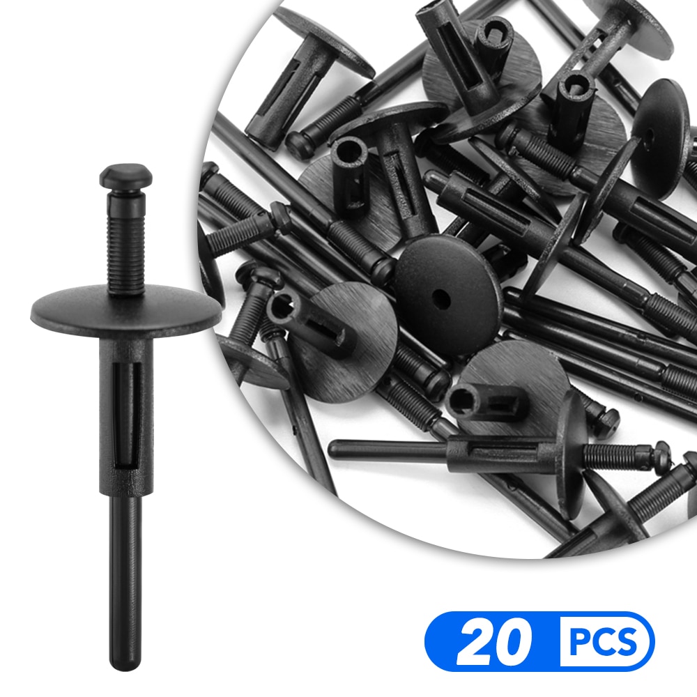 20 Stuks Auto Klinknagels Bumper Plastic Clip Fasteners Voor Hyundai Ioniq Creta Tucson I10 I20 I30 Ix35 I40 Ix55 Santa