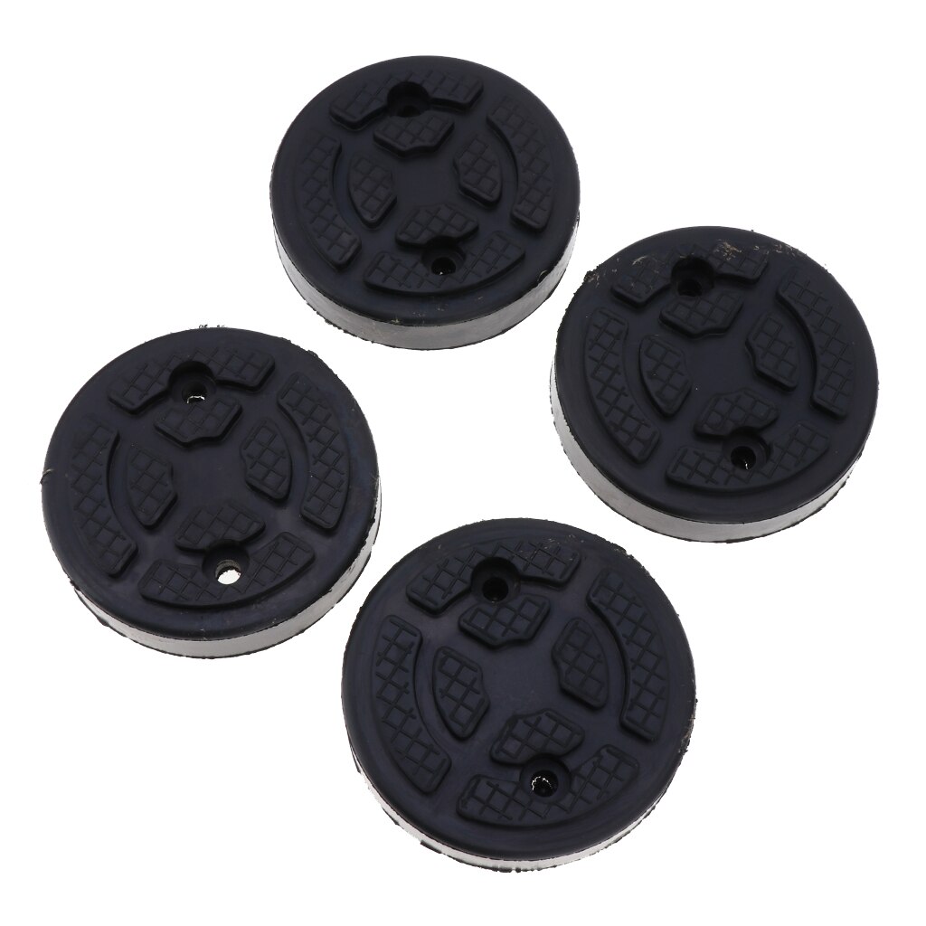 4PCS Heavy Duty Auto Lift Parts Rubber Replacement Arm Pads: Round