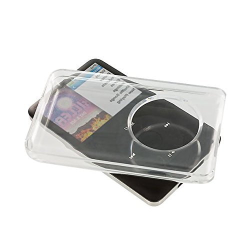 Full Protective Crystal Clear Hard Cover Case for iPod Classic 7th Gen 120GB 160GB, 6th Gen 80GB 120GB, 5th Gen 30GB