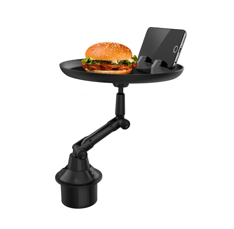 Universal Adjustable Cup Holder 360 Degree Rotatable Car Mount Bracket Stand Cradle For Mobile Phone: 21.3cm(I)