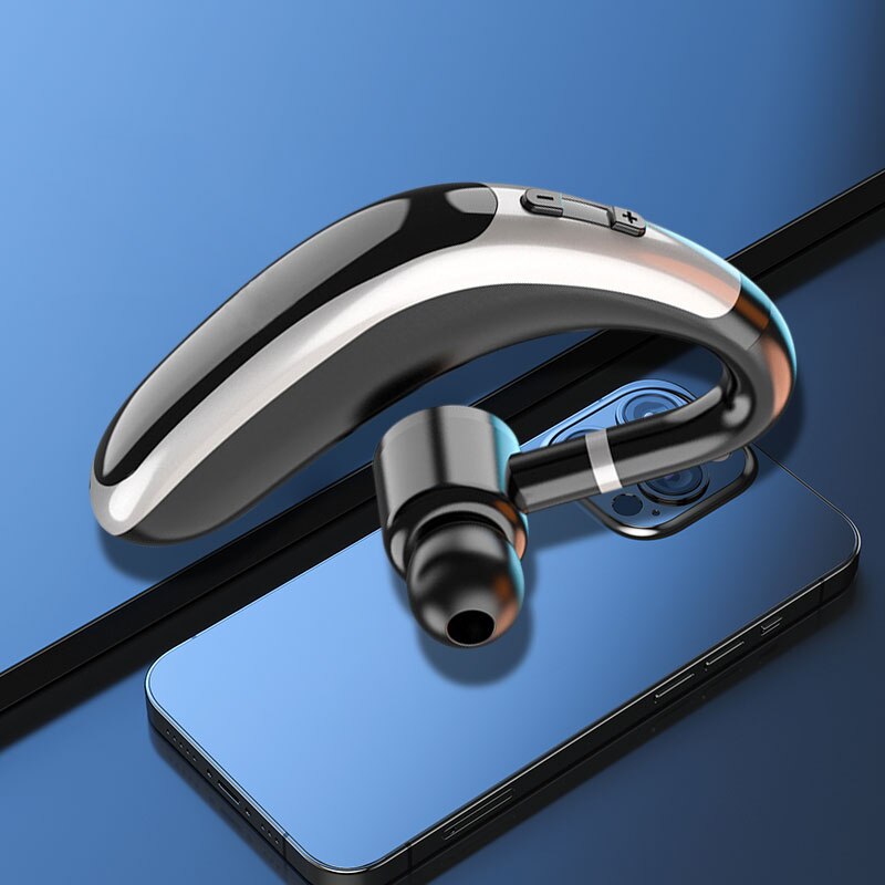 K20 Zakelijke oortelefoon Bluetooth 5.1 Oorhaak V8 Draadloze hoofdtelefoon met microfoon Handsfree bellen Headset In-ear HiFI Muziekheadset