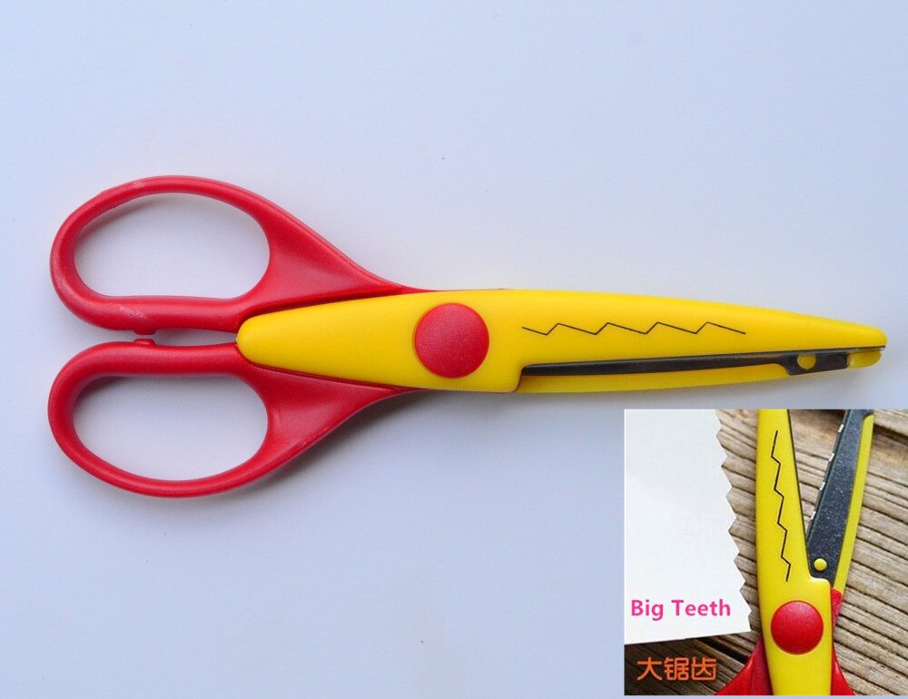 6 Inches Length Laciness Scissors for Photo Craft DIY Scrapbook Album Handicraft Handmade Paper Cutting Tool