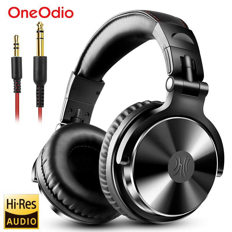 Oneodio-auriculares supraaurales de alta fidelidad para estudio, DJ, Monitor con cable, auriculares para juegos de música, auriculares para teléfono, ordenador, PC con micrófono
