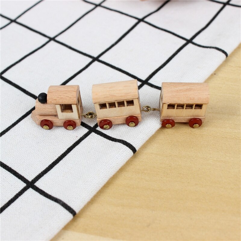 Advanced Wooden Craft Music Box-Train Passing the Cave-Birthday G88E