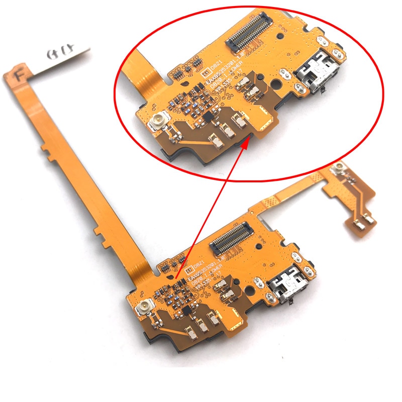 Original USB Charging Port Flex Cable Dock Connector Mic Flex Cable For LG Nexus 5 D820 D821