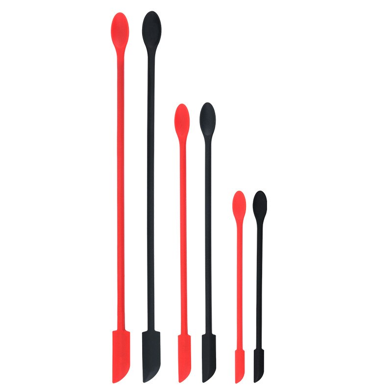 Spatule à confiture allongée en Silicone, grattoir à Double tête, bouteille cosmétique, spatule à Sauce aux fruits, accessoires d&#39;ustensiles de cuisine