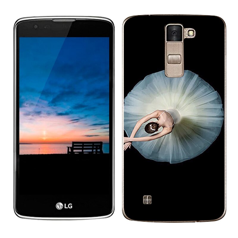 Luxury Case For LG K8 Lte K350 K350E K350N Covers Scape Painted Silicon TPU Soft Cover For LG K8 Phone Cases 5.0 Capa: 17