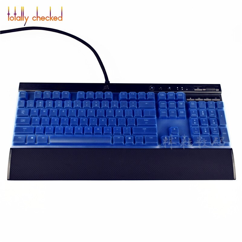 Protecteur de peau de couverture de clavier de Silicone pour le clavier mécanique de jeu de Corsair K70 RAPIDFIRE rvb RAPIDFIRE K70 LUX/LUX rvb: blue
