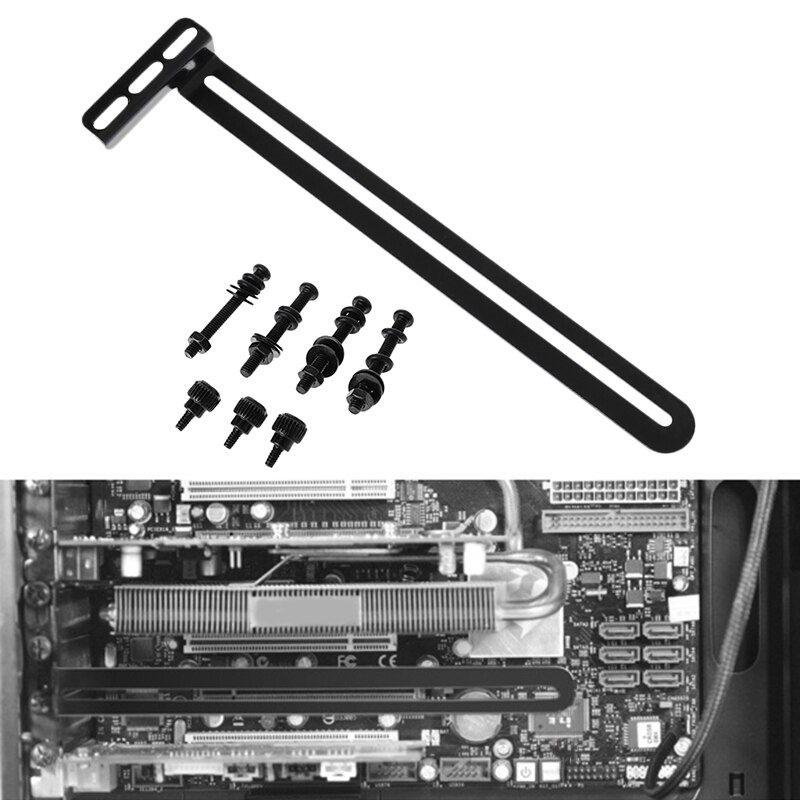 Soporte lateral Universal para ventilador, soporte de montaje para tarjeta de imagen soplada lateral Pci, ventilador de refrigeración