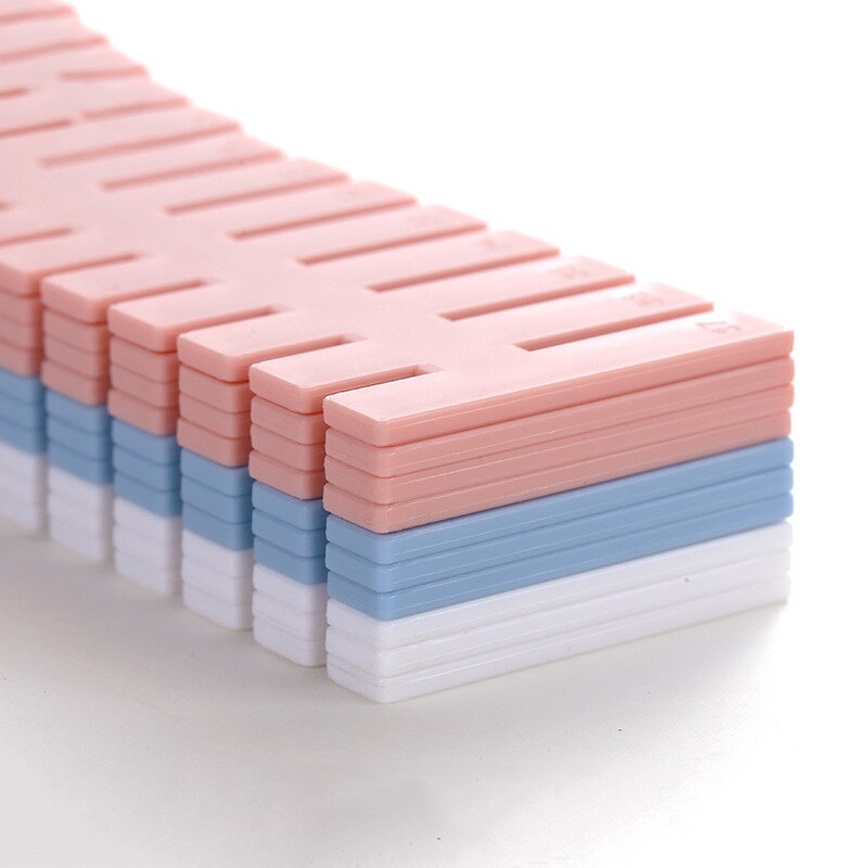 4 PCS Drawer Storage Partition Board Plastic Partition Board Free Combination Household Finishing Grid Drawer Partition