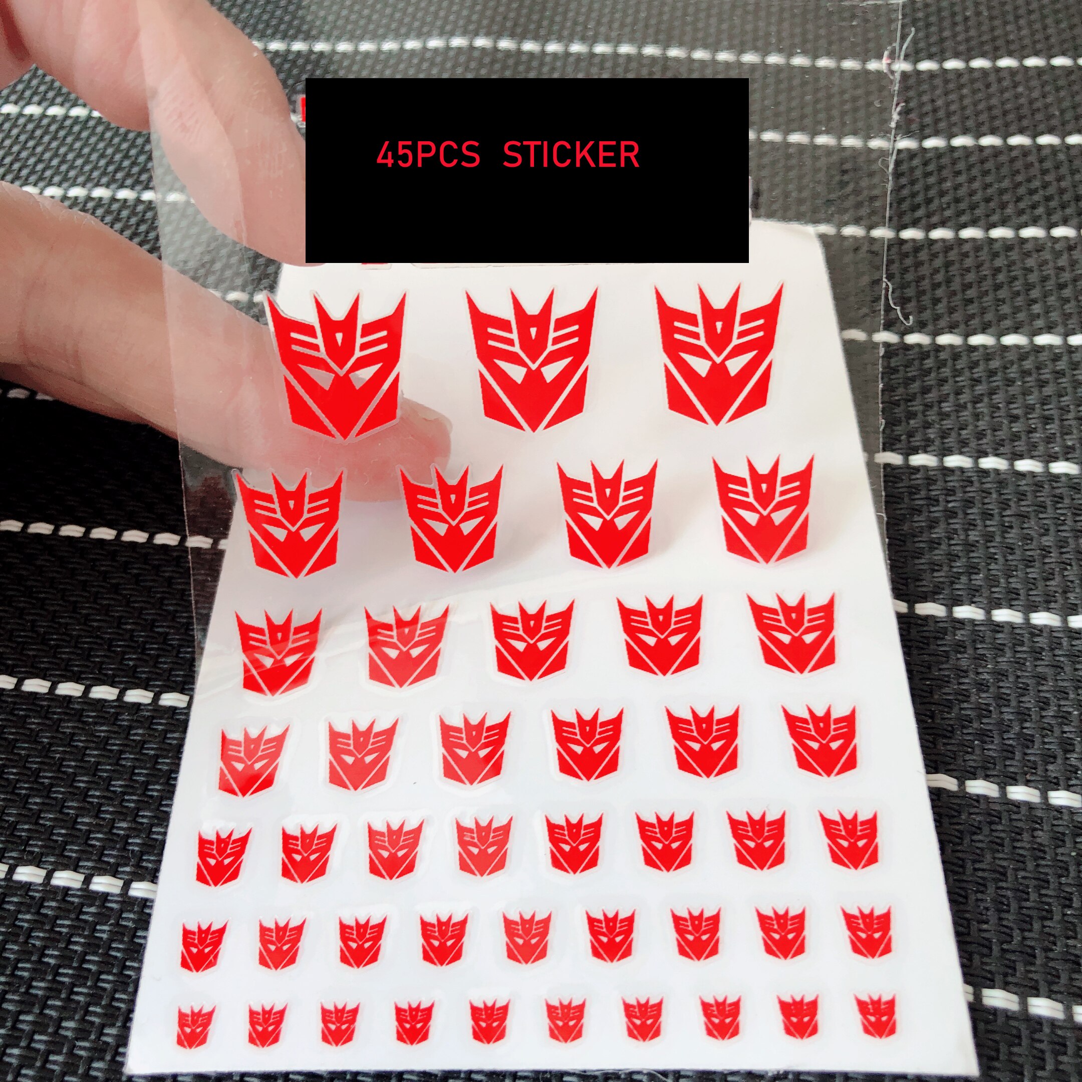 45Pcs Transformatie Robot Speelgoed G1 Sticker Symbool Decal Voor Custom Diy Speelgoed Accessoires Decoratie: 7