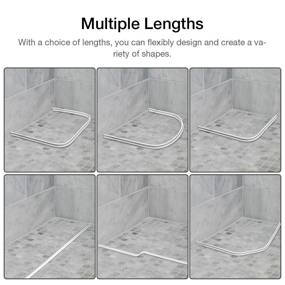 Dusjbarriere vannstopper bad vanntett stripe vannblokkering hjem forbedre dropshiping