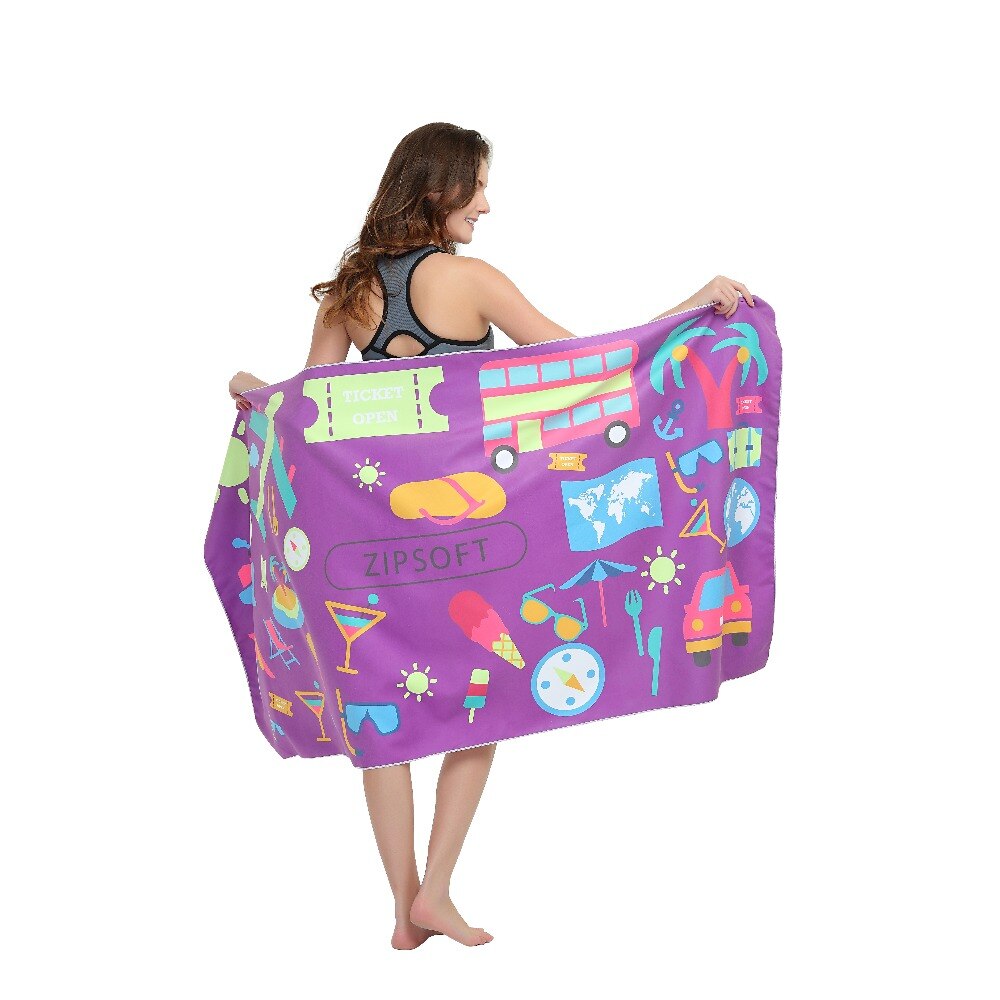 Grote strandlaken Microfiber Zwembad handdoek antibacteriële water absorberende Yoga Mat compact sneldrogende handdoek reizen 90*170 cm outdoor