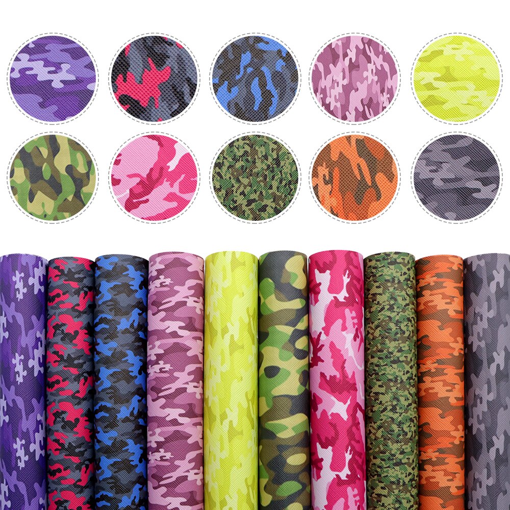 Assorted Printed Faux Leather Fabric For Sewing Artificial Synthetic PVC For DIY Bag Shoes Material Earrings Bows ,1Yc13592: 1107137001