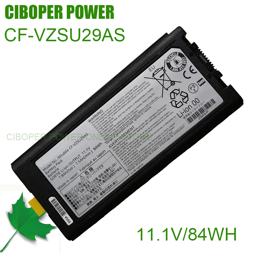 Cp Echte Laptop Batterij CF-VZSU29 VZSU29U VZSU29A VZSU29AU CF-VZSU29AS 11.1V/84Wh Voor Toughbook -51 -52 CF-29 CF-51 CF-52
