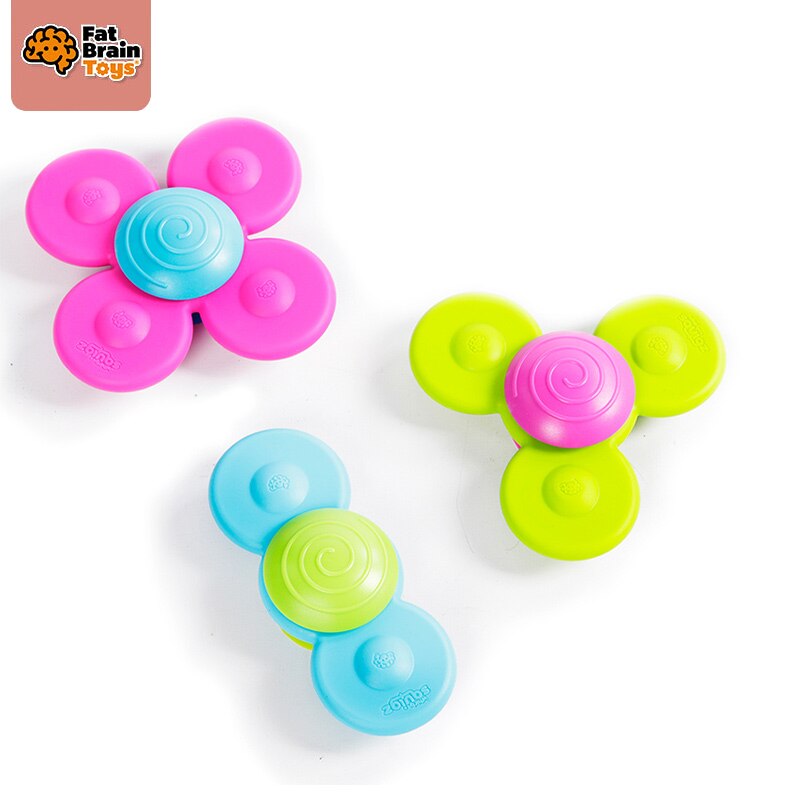 Vet Hersenen Speelgoed Whirly Squigz 3Pcs Baby Spinning Speelgoed Leuk Educatief Speelgoed Voor Kinderen