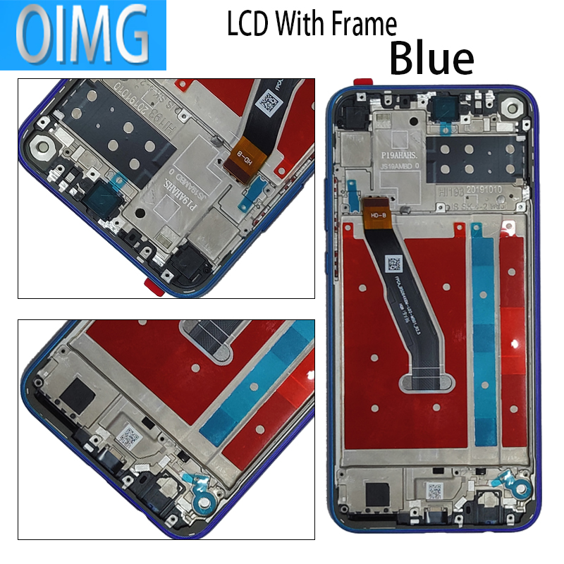 Originale per Huawei P40 Lite E Schermo LCD con Telaio tocco schermo Modelli arte L28 L29 L29N Pannello Digitizer Parti di Ricambio: marina militare