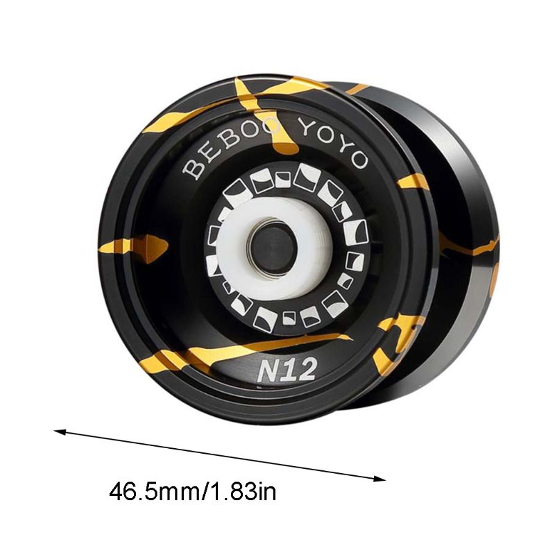 Metalen Yoyo + Handschoen + 3 Strings Jojo Set Klassieke Speelgoed Kinderen Speelgoed 97BC