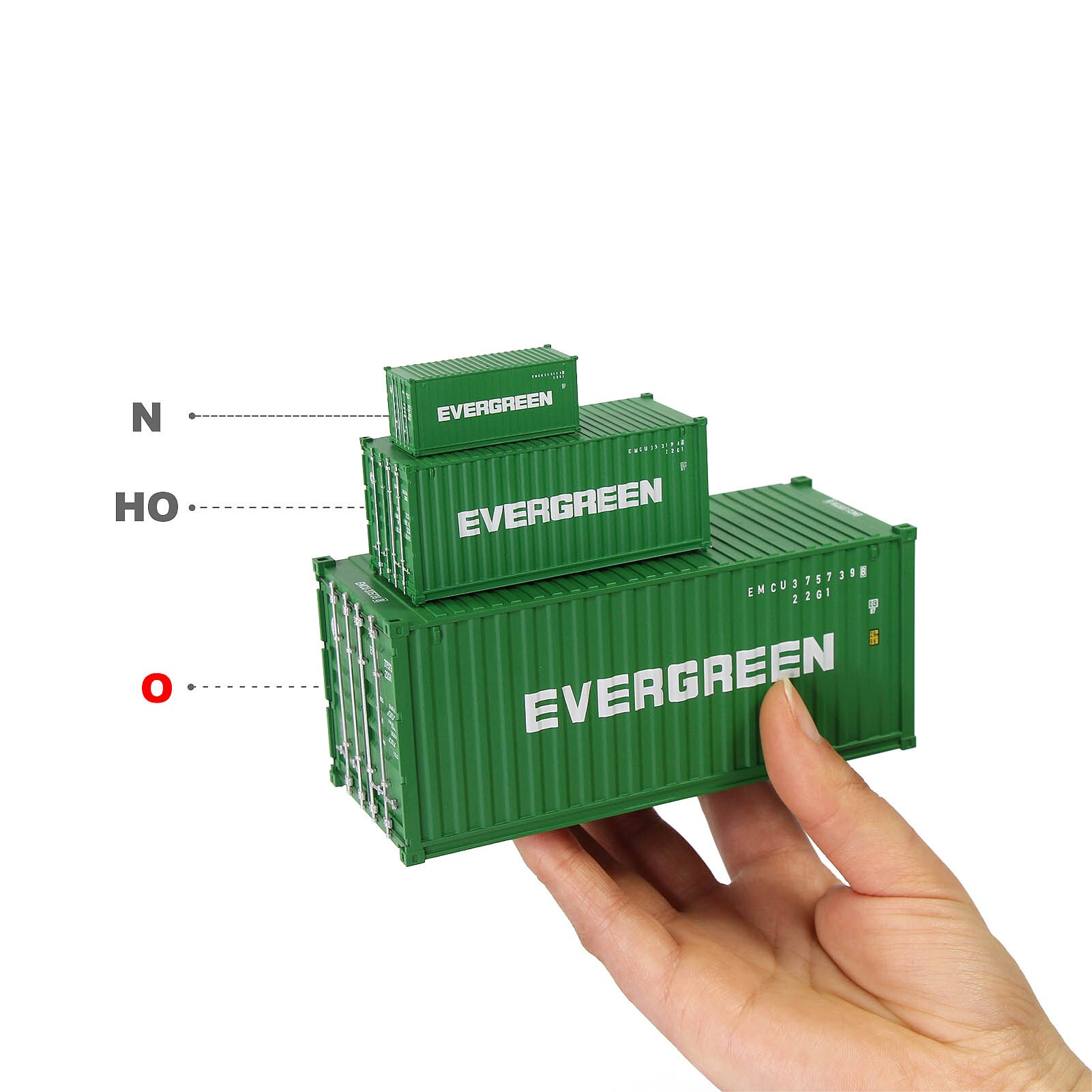 1pc O Scale 20ft Container Model Railway Accessories 1:48 20 Foot Container C8720