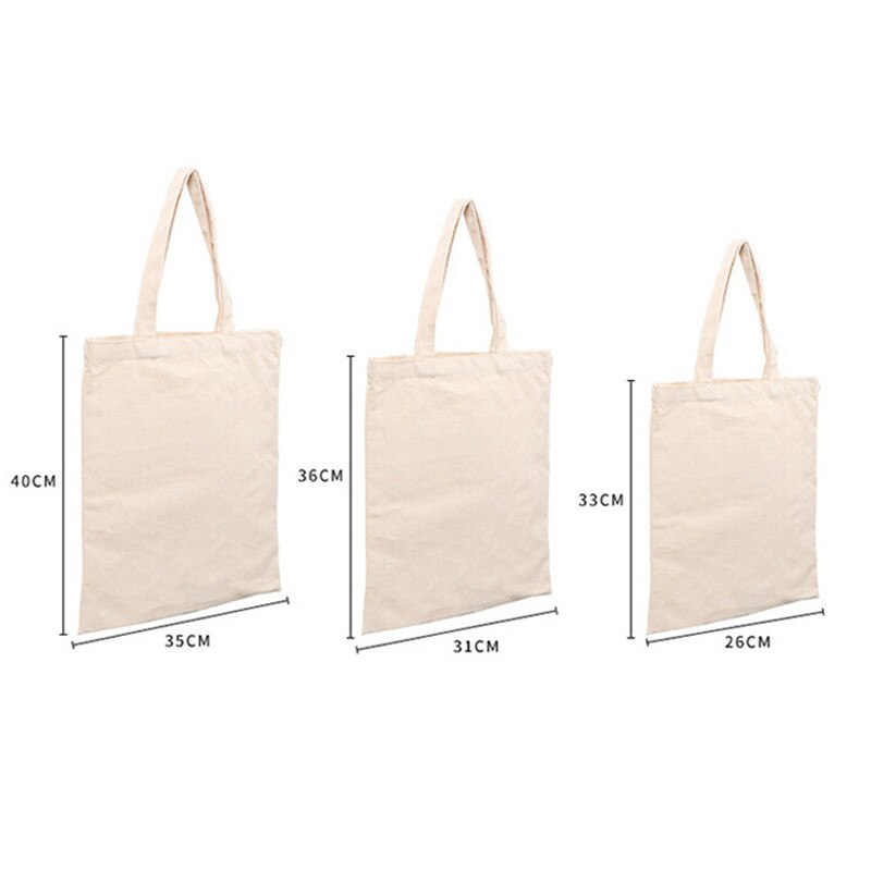 3 tailles Eco Sac À Provisions Utilisation Quotidienne Pliable Toile Sac À Bandoulière En Toile Sac Fourre-Tout décontracté Plage Sac À Main En Toile Fourre-Tout pour Femmes