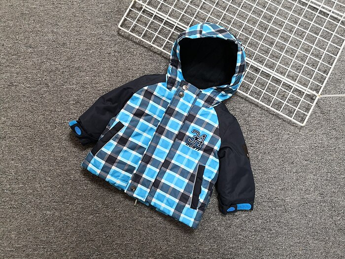 one size only on - baby boy winter jacket, windproof, waterproof autumn/winter coat, size 12M =80cm