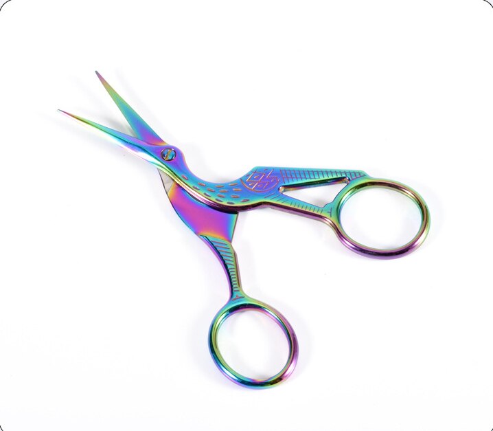 crane Student Safe Scissors Paper Cutting Art Office School Supply with Stationery DIY Tool: color