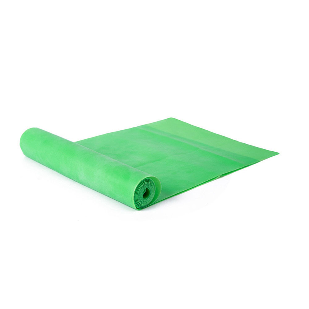Banda de resistencia para Yoga, Pilates, bandas elásticas de entrenamiento largo para fisioterapia, bandas elásticas de ejercicio de fuerza para el hogar y la parte inferior del cuerpo: Verde