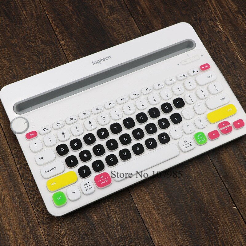 Tastatur Abdeckung Schutz Für Logitech K480 Bluetooth Multi-Gerät Tastatur Silikon Staubdicht kabellos Schreibtisch Staub haut Film