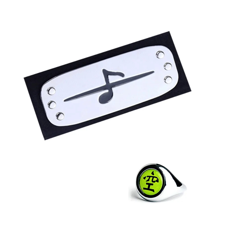 Naruto Akatsuki Rings Headbands Anime Figure Itachi Cosplay Ring Accessories Props Jewerly Christmas Party: Red