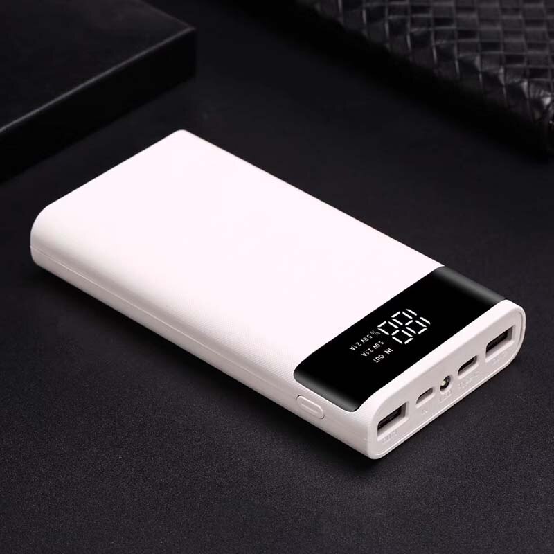 6x18650 double USB bricolage Powerbank boîtier voyant LED de batterie de charge affichage numérique Portable batterie externe Kit de coque chargeur externe