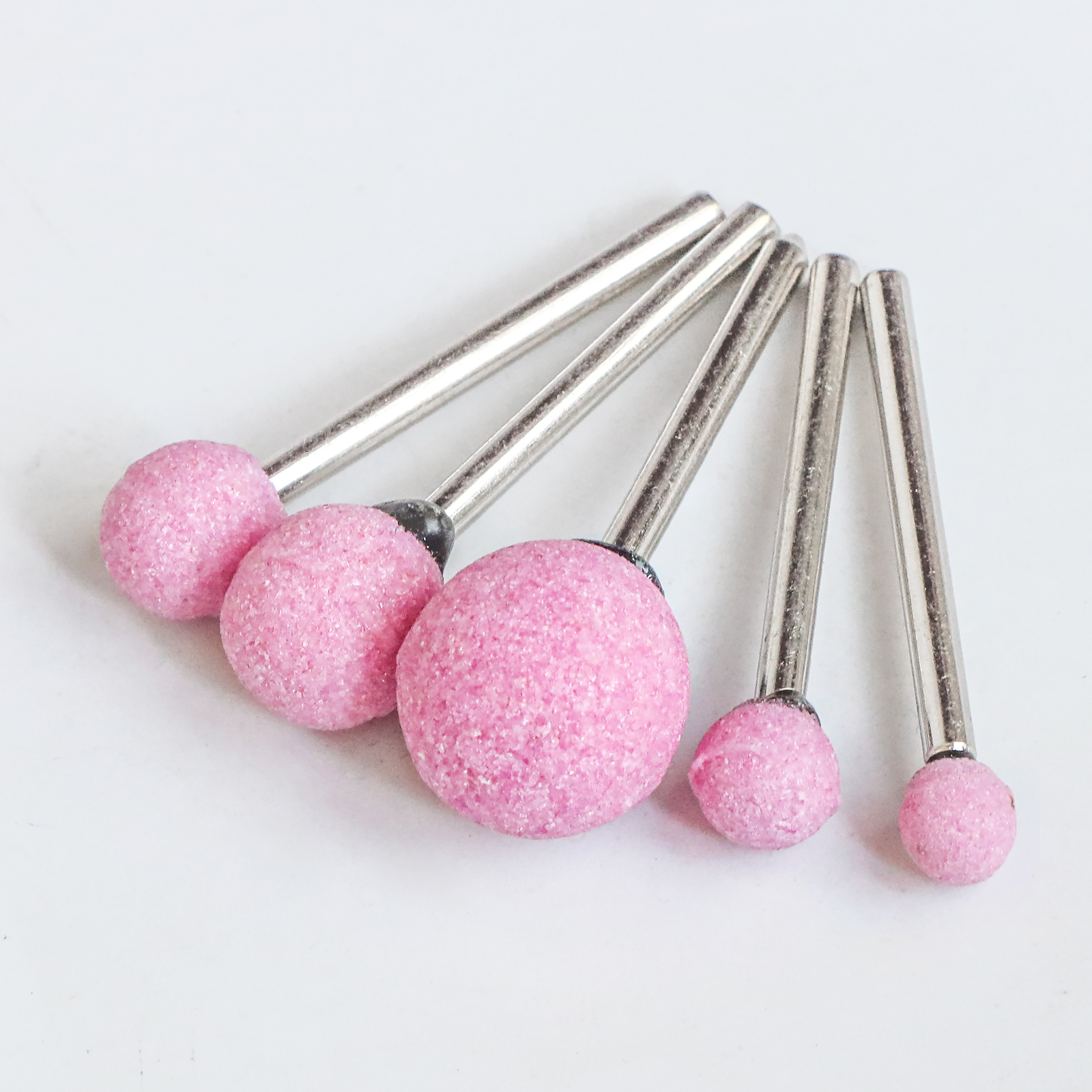 10pcs Ceramic Grinding Head Ball-type Polishing Abrasive Wheel for Rotary Tools Accessary 3mm Shaft Mounted