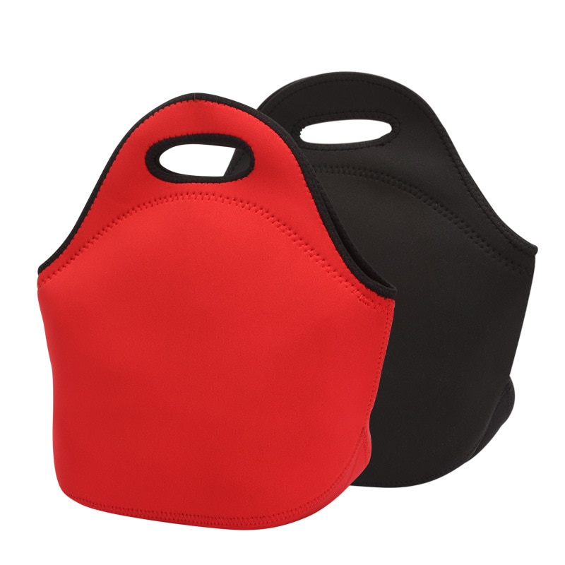 Bolsa de almuerzo de neopreno para niños, bolsa aislante para el aire libre, Picnic, protección ambiental