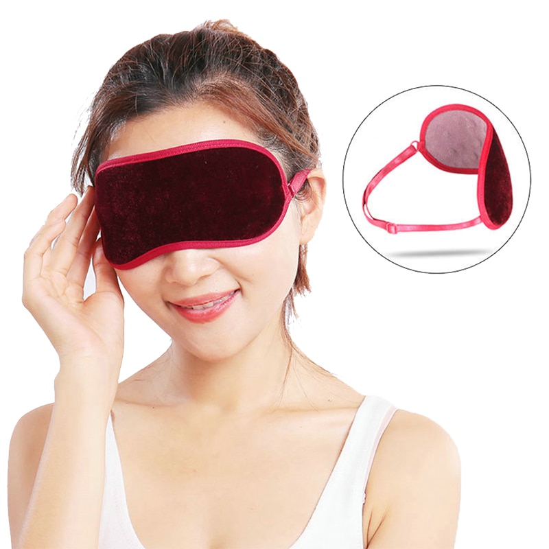 Tourmaline Eye Cover Sleeping Mask Eyeshade Infrared Magnetic Eyepatch Blindfolds Relief Fatigue Night Mask Glasses For Sleep