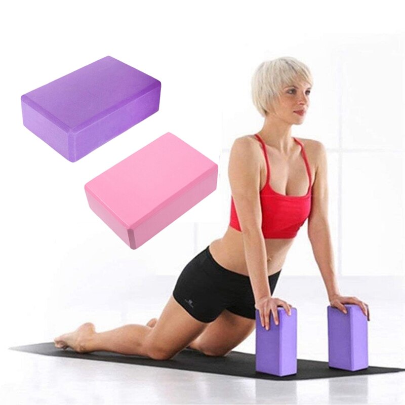 Elos-Yoga Blok-2 Pack Schuim Eva Foam Zachte Non-Slip Oppervlak Voor Yoga, Pilates Meditatie